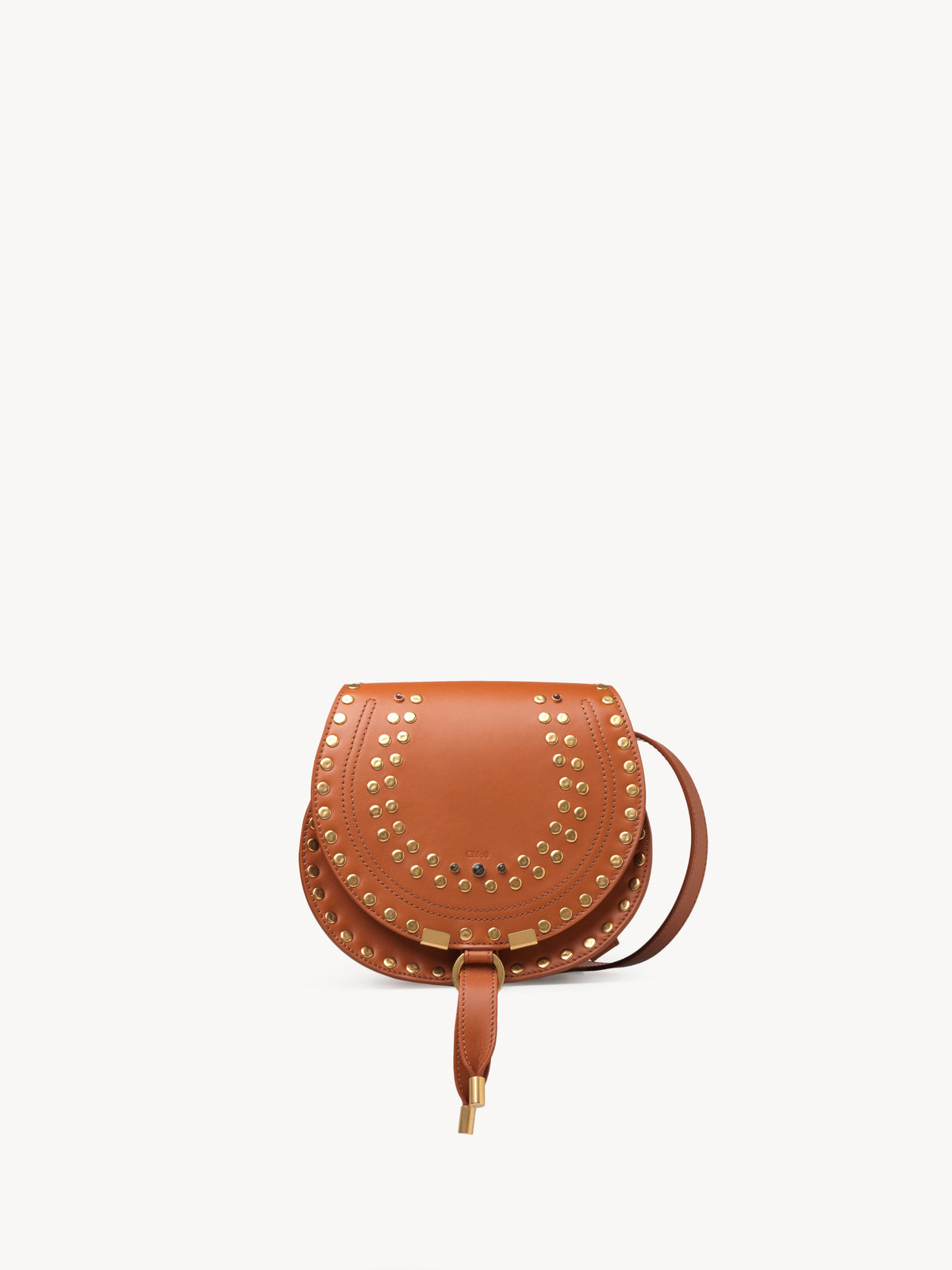 NO PORTE_Caramel SMALL SADDLE BAG - Caramel