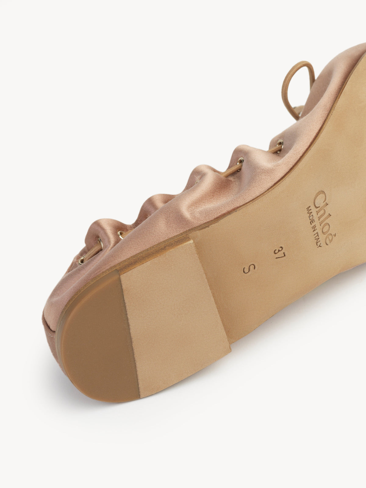NO PORTE_Ballerines Oracia en cuir - Crystal Pink