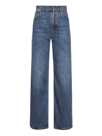 NO PORTE_Pantalon en denim de chanvre et coton recyclé - Dusky Blue