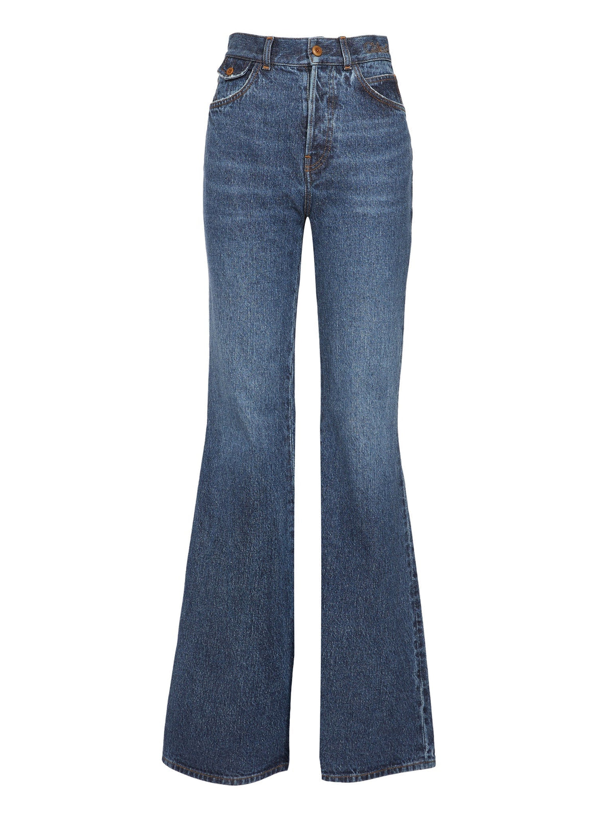 NO PORTE_DOUBLON:007 DÉJÀ VU 13pcs Pantalon en denim de chanvre et coton recyclé - Dusky Blue