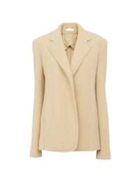 NO PORTE_Veste en laine - Beach Beige