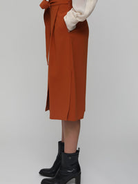 OK PORTE_Tannish Red TROUSERS - Tannish Red