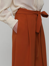 OK PORTE_Tannish Red TROUSERS - Tannish Red