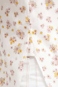OK PORTE_Chemisier à motif fleuri - Multicolor White