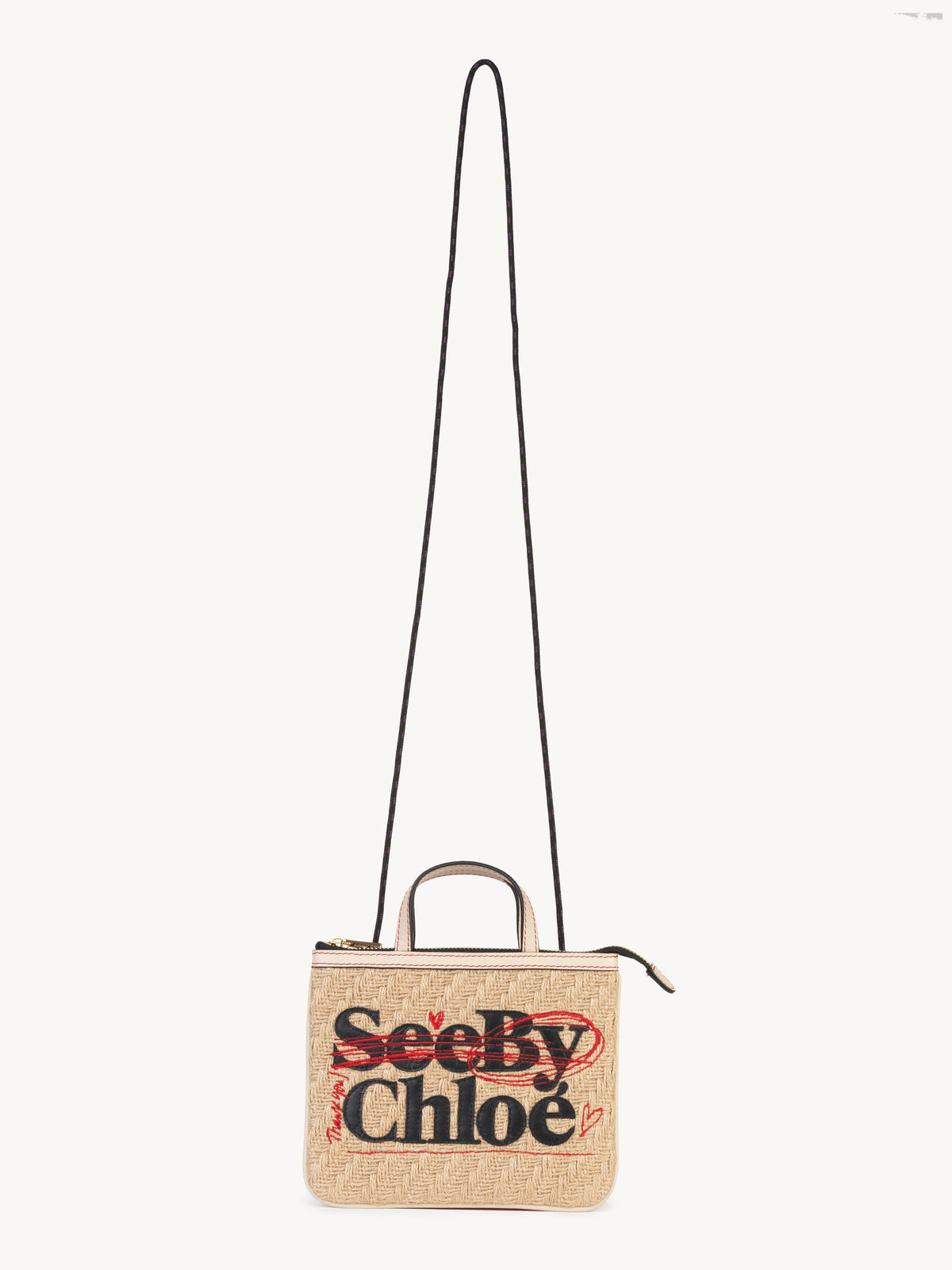 NO PORTE_Pochette à bandoulière - Straw Beige