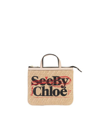 NO PORTE_Pochette à bandoulière - Straw Beige