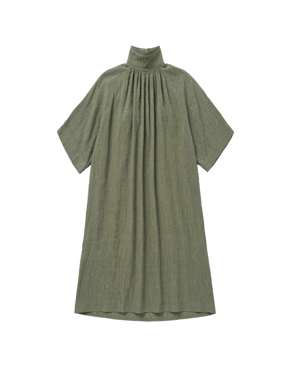OK PORTE_Robe courte jacquard en soie mélangée - Wide Forest