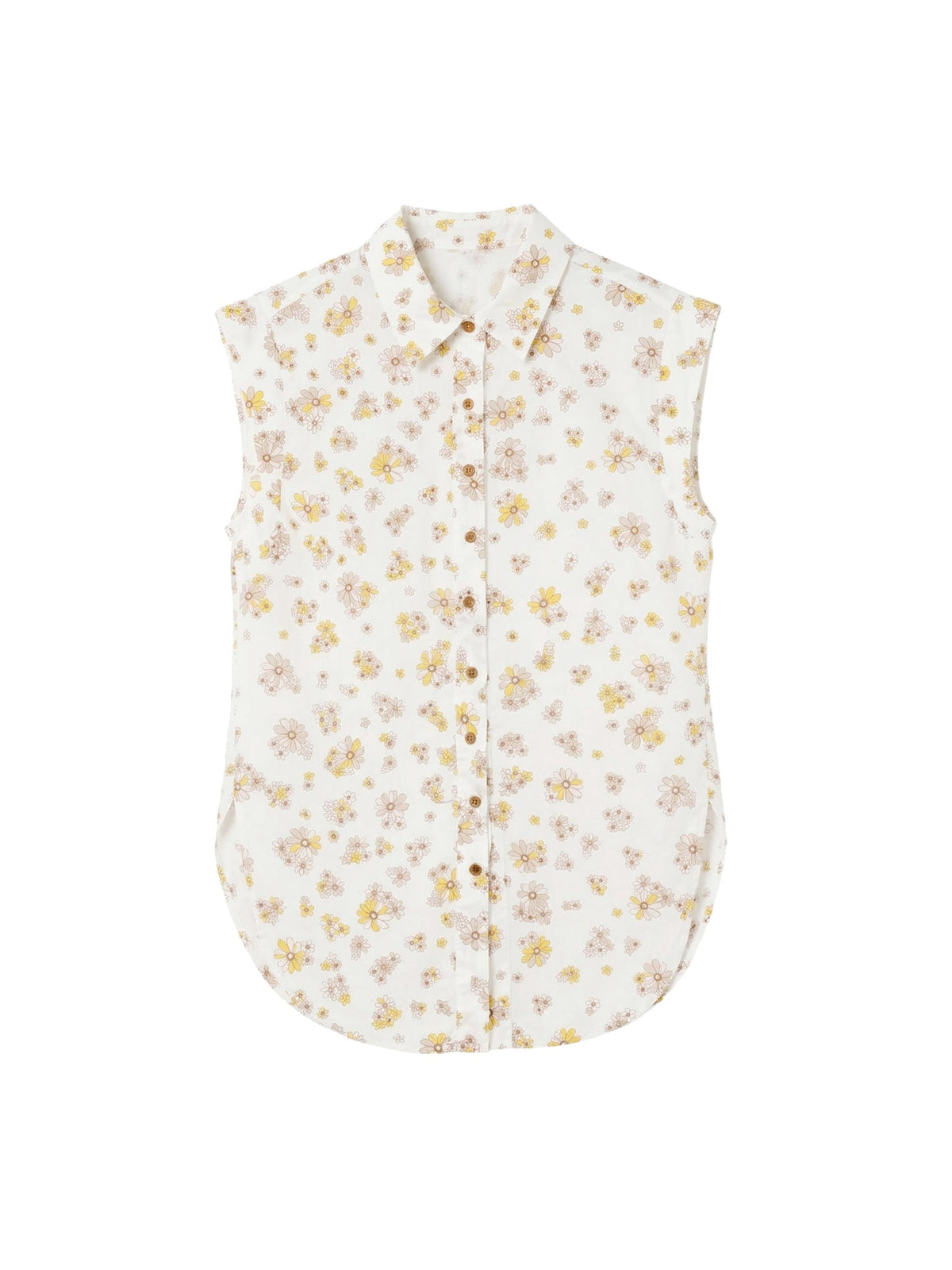 OK PORTE_Chemisier à motif fleuri - Multicolor White