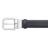 Ceinture réversible de 30 mm en cuir noir/marron