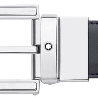 Ceinture réversible de 30 mm en cuir noir/marron