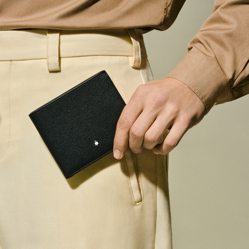 Portefeuille 8cc en Cuir Sartorial