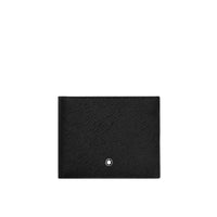 Portefeuille 6cc avec 2 Poches Ajourées en Cuir Sartorial