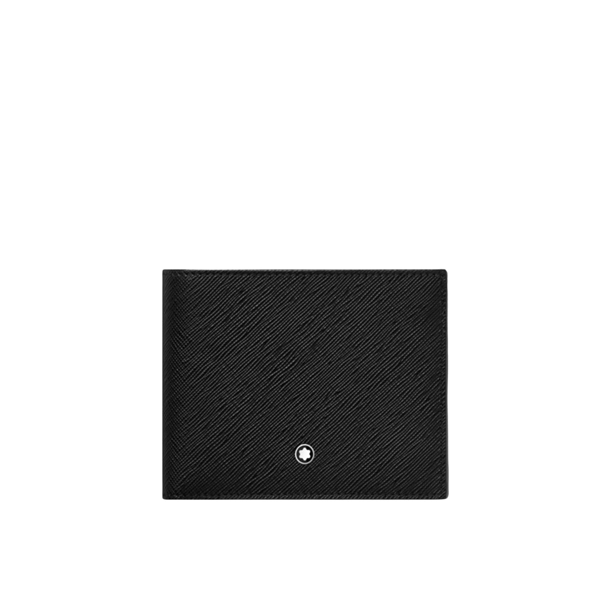 Portefeuille 6cc avec 2 Poches Ajourées en Cuir Sartorial