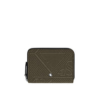 Mini Portefeuille 2cc Zippé en Tissu Jacquard 4810
