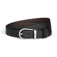 Ceinture Réversible Fer à Cheval 30 mm en Cuir Sartorial