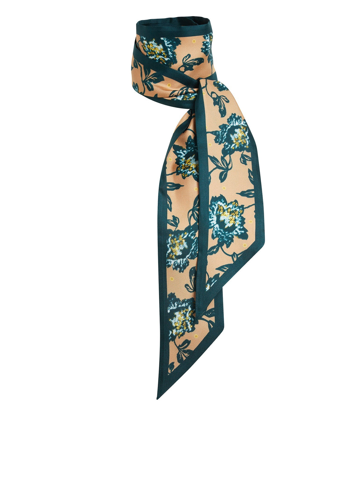 NO PORTE_Foulard en soie - Floral
