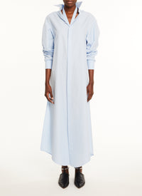 Plain Shirt Dress - Pink