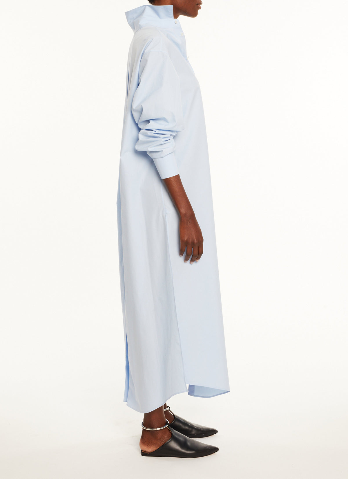 Plain Shirt Dress - Pink