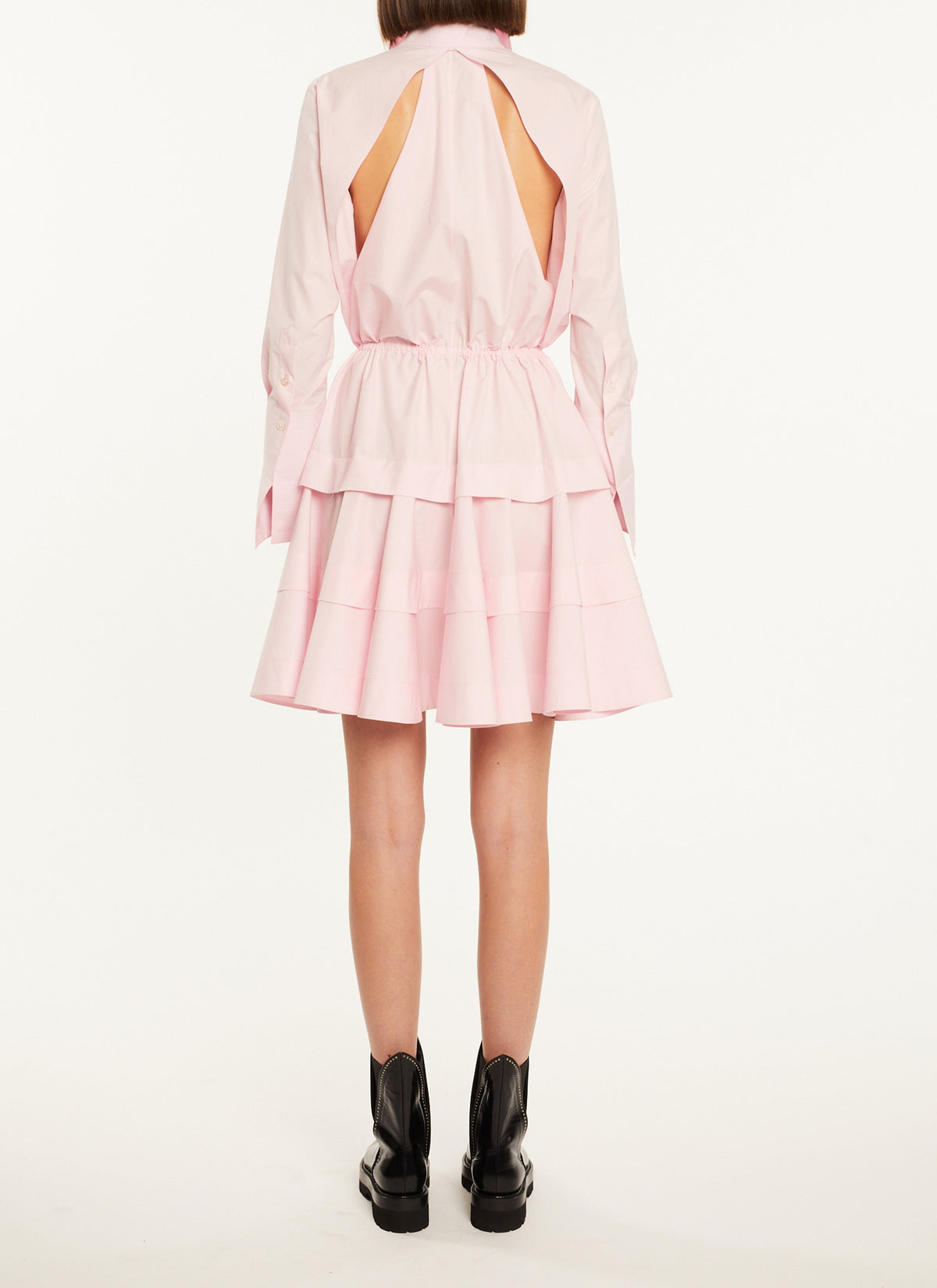 Short shirt dress - White