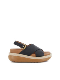 NO PORTE_Black SANDALS - Black