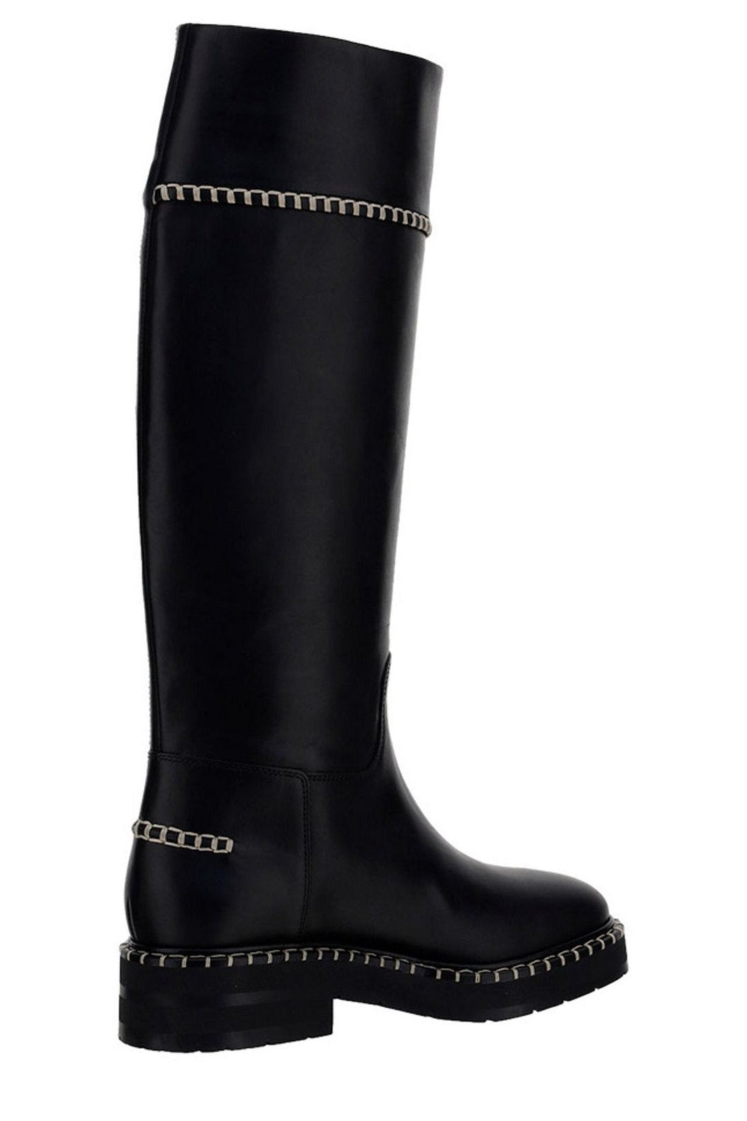 OK PORTE_Bottes tube Noua 40 en cuir - Black