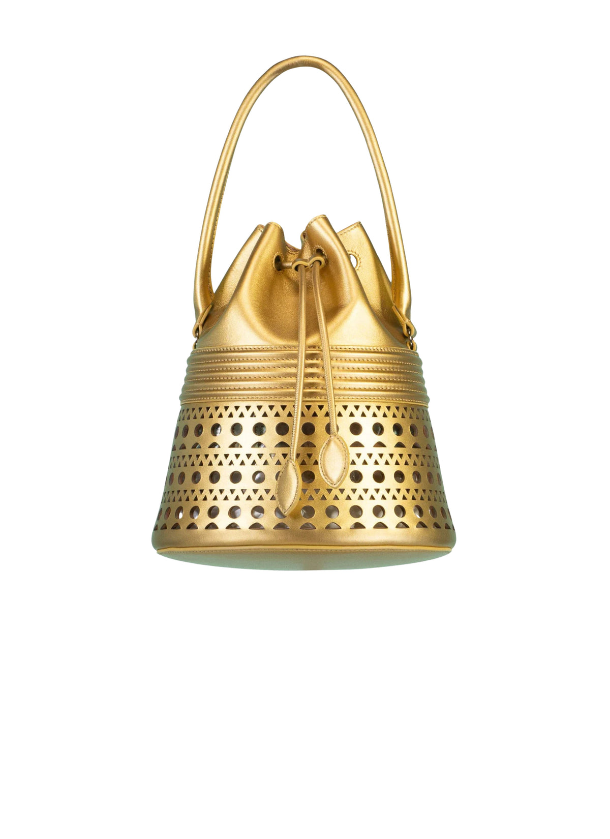 Corset Bucket bag - Gold