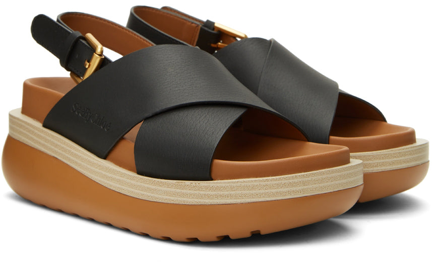 NO PORTE_Black SANDALS - Black