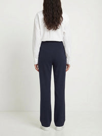 OK PORTE_Pantalon officier à boutons - Iconic Navy