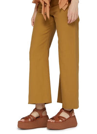 OK PORTE_Sandales compensées Nama 80 en cuir - Ginger Brown