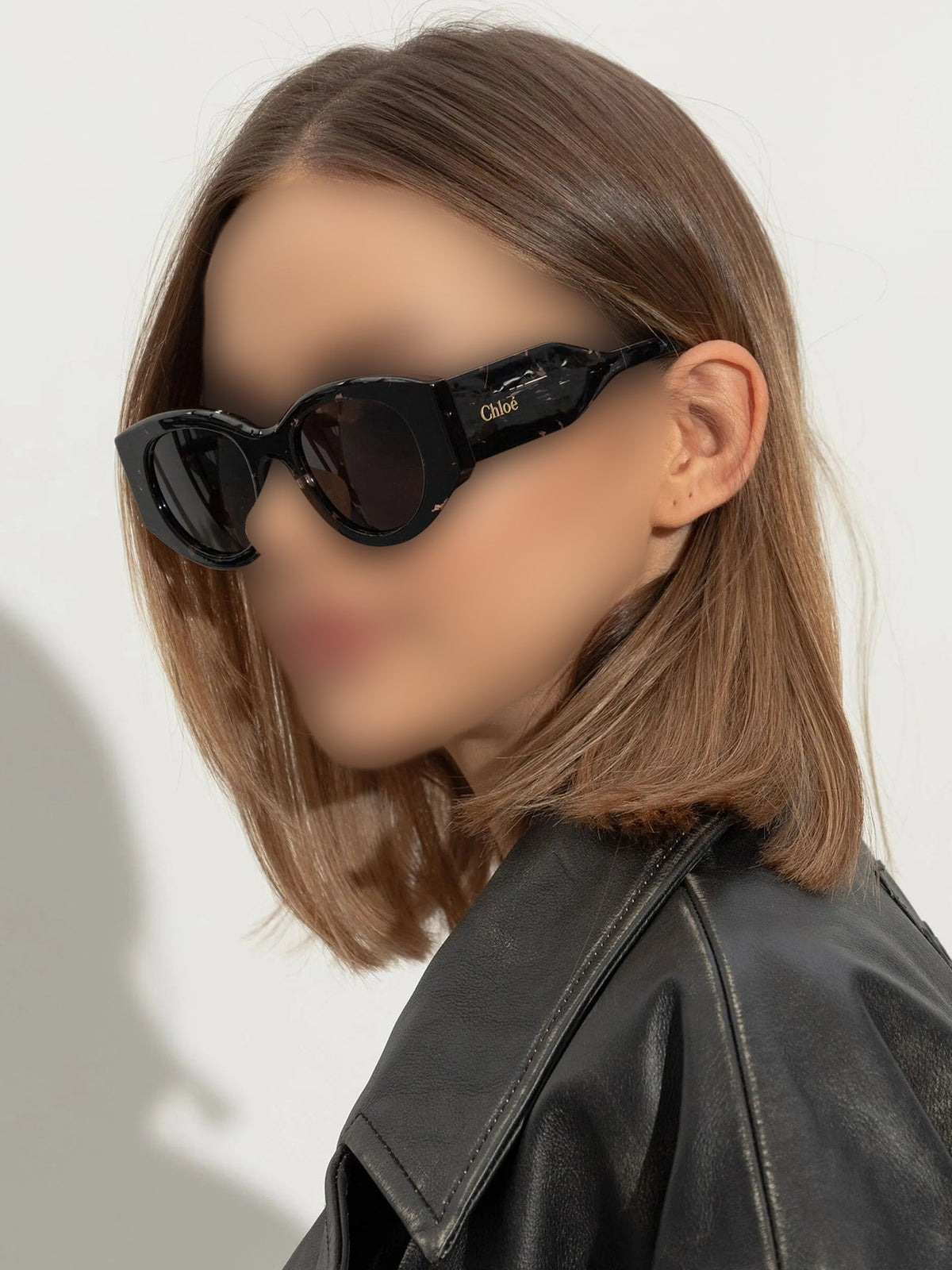 OK PORTE_Lunettes de soleil œil-de-chat Gayia - Crystal Black
