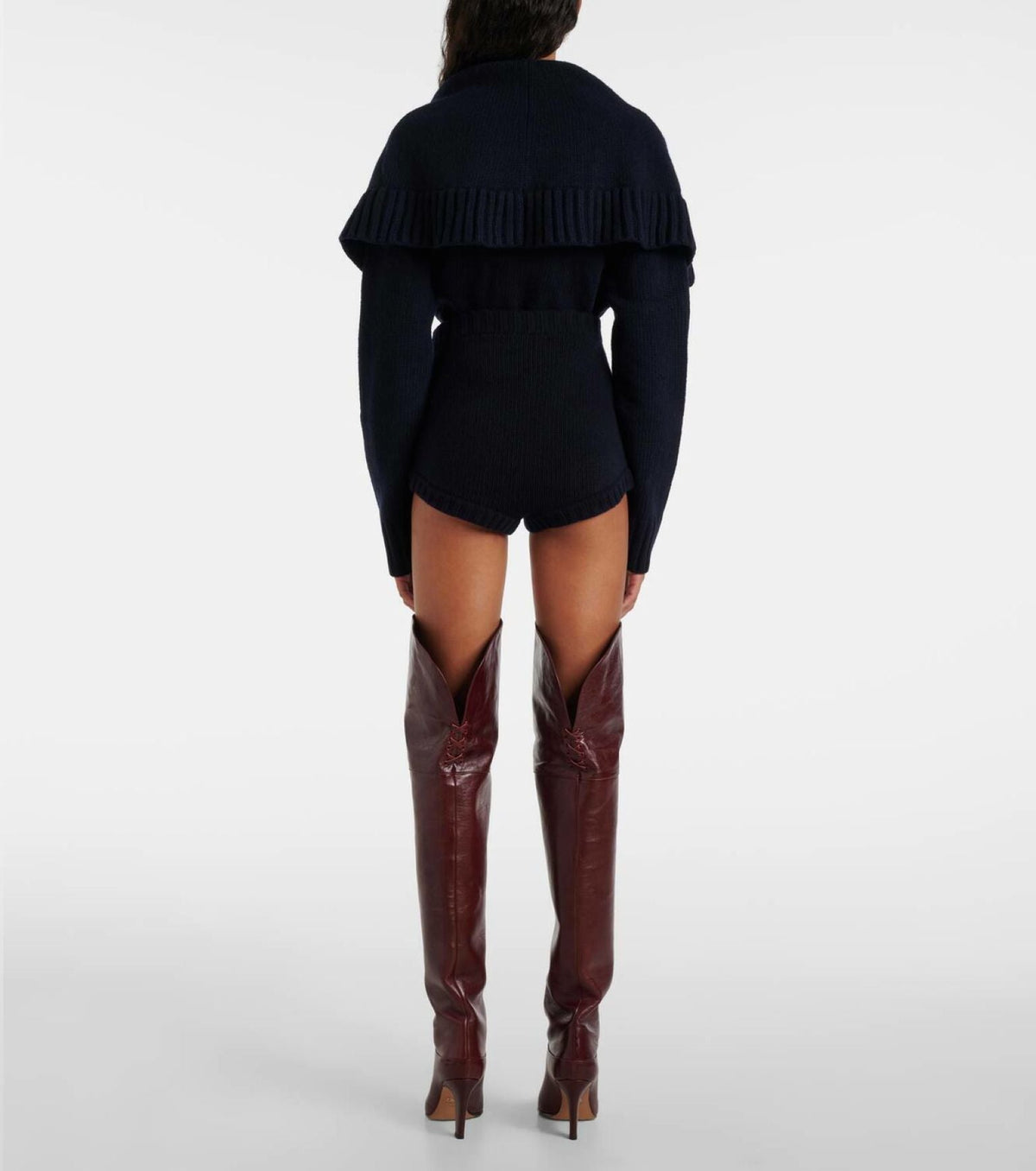 OK PORTE_Short en laine - Classic Navy
