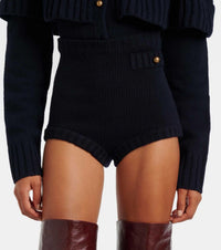 OK PORTE_Short en laine - Classic Navy