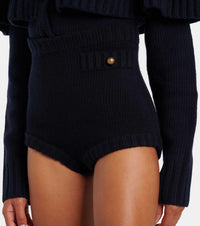 OK PORTE_Short en laine - Classic Navy