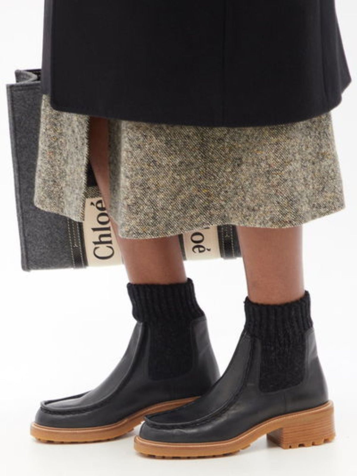 OK PORTE_Black FLAT CHELSEAS - Black