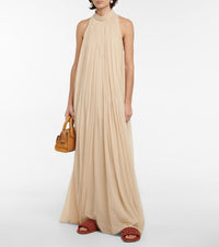 OK PORTE_Sandales plates Kacey en cuir - Terracotta Red