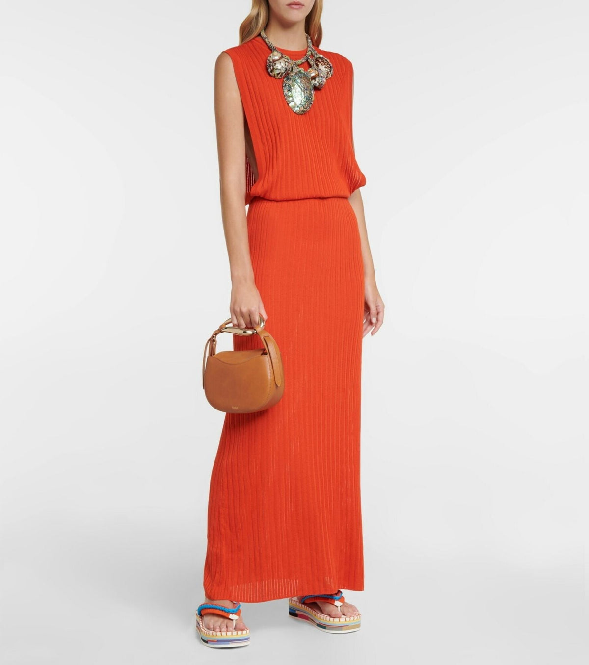 OK PORTE_Orange & Blue FLAT SANDA - Orange & Blue