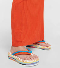 OK PORTE_Orange & Blue FLAT SANDA - Orange & Blue