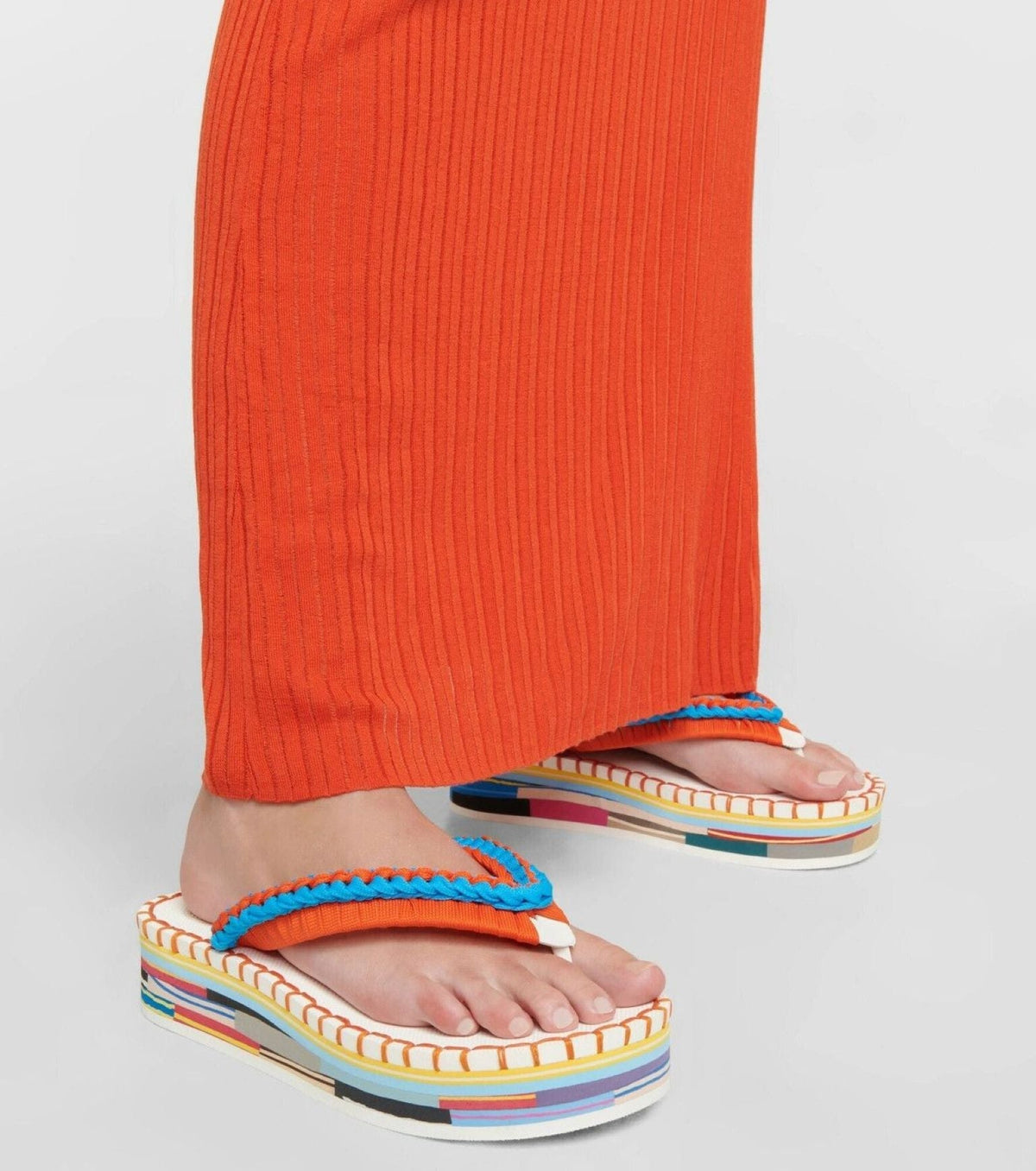 OK PORTE_Orange & Blue FLAT SANDA - Orange & Blue