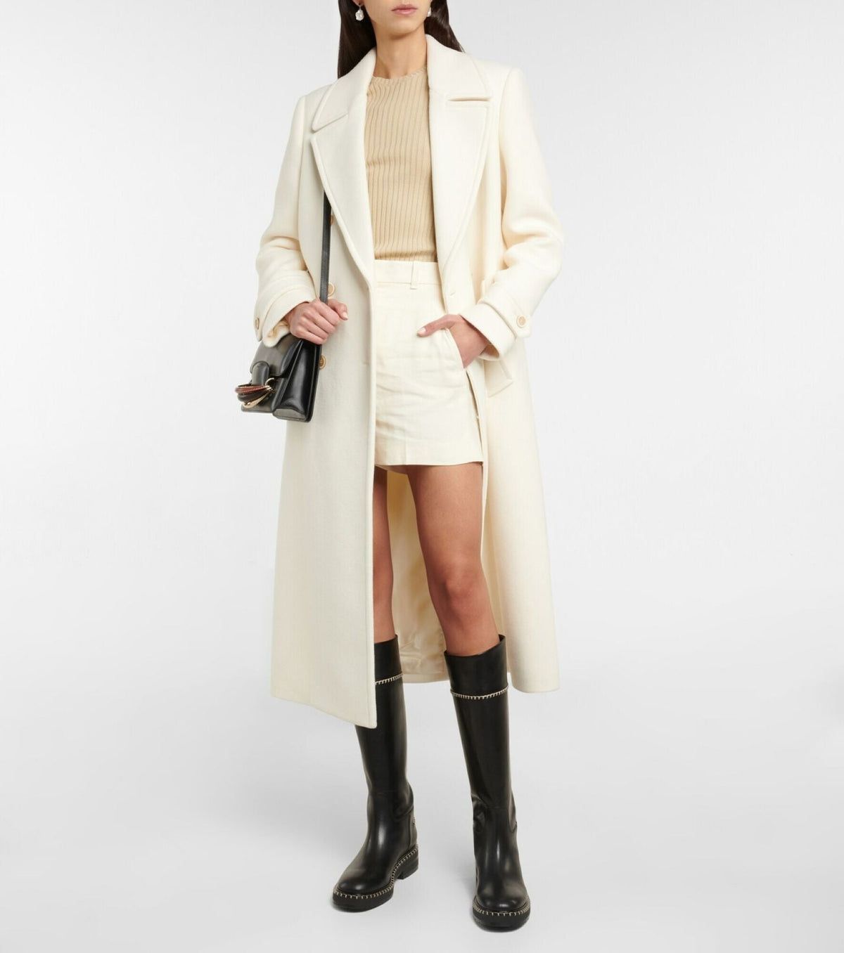 OK PORTE_Bottes tube Noua 40 en cuir - Black