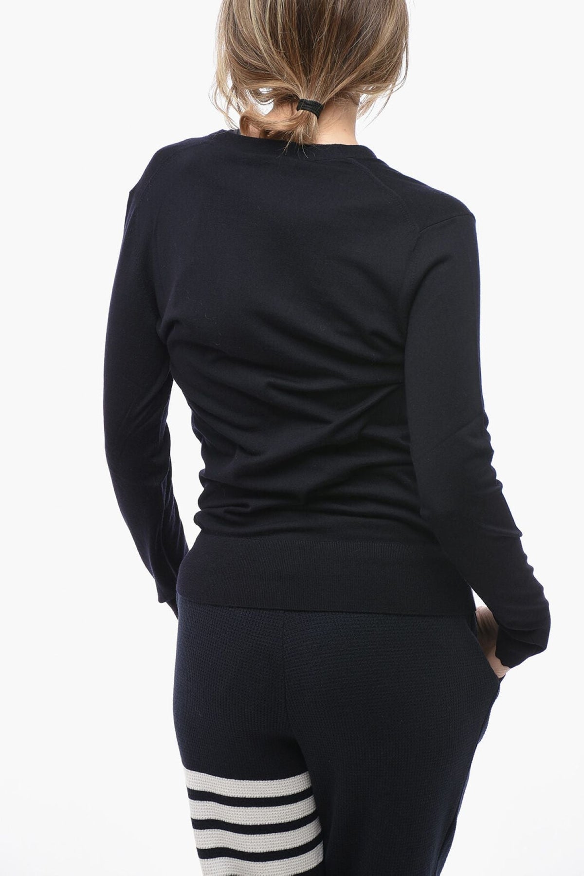 OK PORTE_Cardigan en laine - Iconic Navy