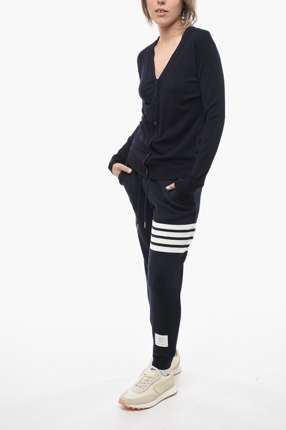 OK PORTE_Cardigan en laine - Iconic Navy