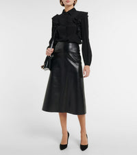 OK PORTE_Escarpins Oli 90 en cuir - Black