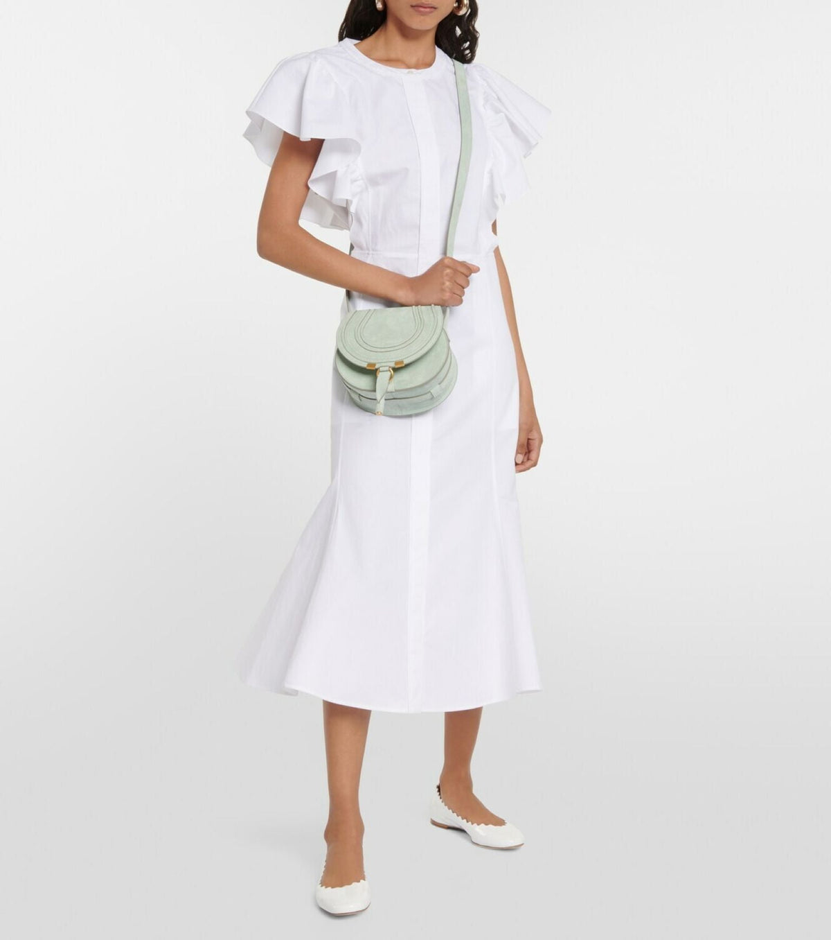 OK PORTE_Ballerines Lauren en cuir - Brilliant White