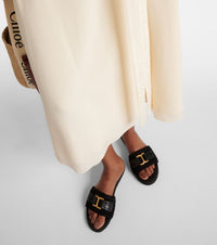OK PORTE_Sandales Marcie en cuir - Black