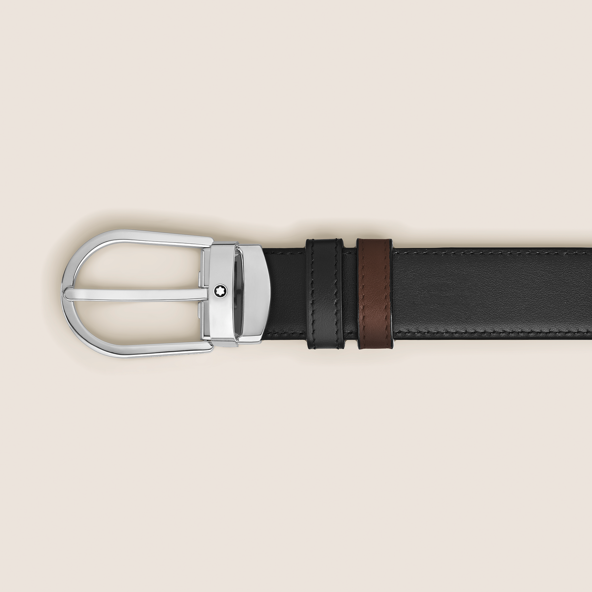 Ceinture Réversible Horseshoe 30 mm en Cuir