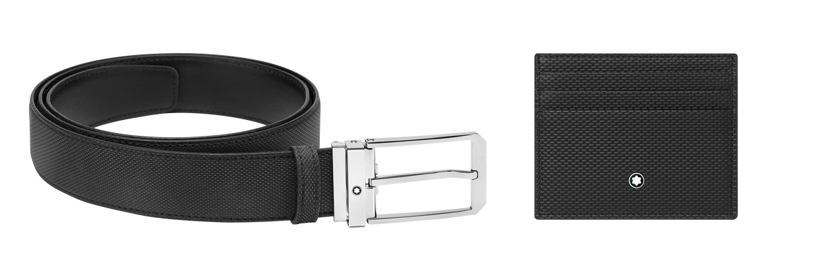 Coffret cadeau ceinture et porte-cartes 6cc