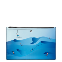 Pochette Meisterstück Scenic avec skieurs