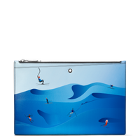 Pochette Meisterstück Scenic avec skieurs