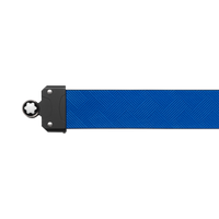Ceinture de 35 mm en cuir bleu atlantique imprimé avec boucle M LOCK 4810