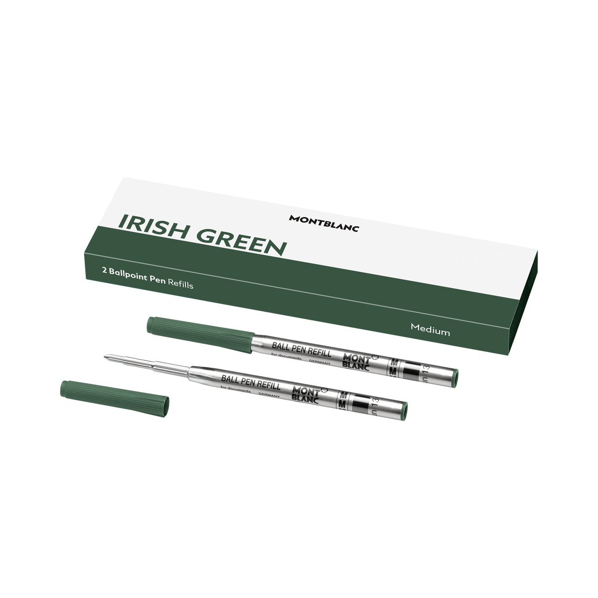 2x Recharges pour Stylo Bille, Irish Green